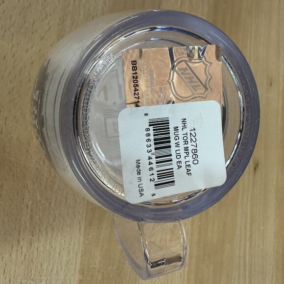 Toronto Maple Leafs Coffee Mug 14oz Clear Travel Tumbler Tervis NHL Official - Picture 3 of 4